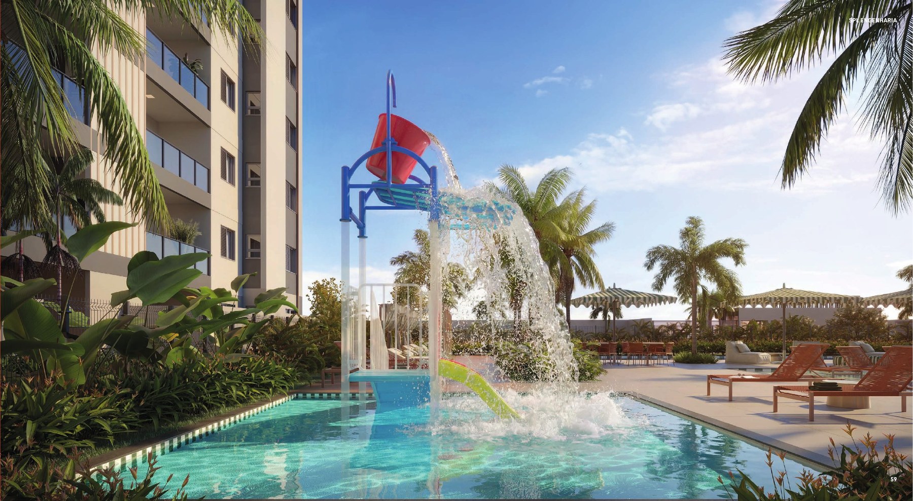 Piscina infantil com Aqua Show